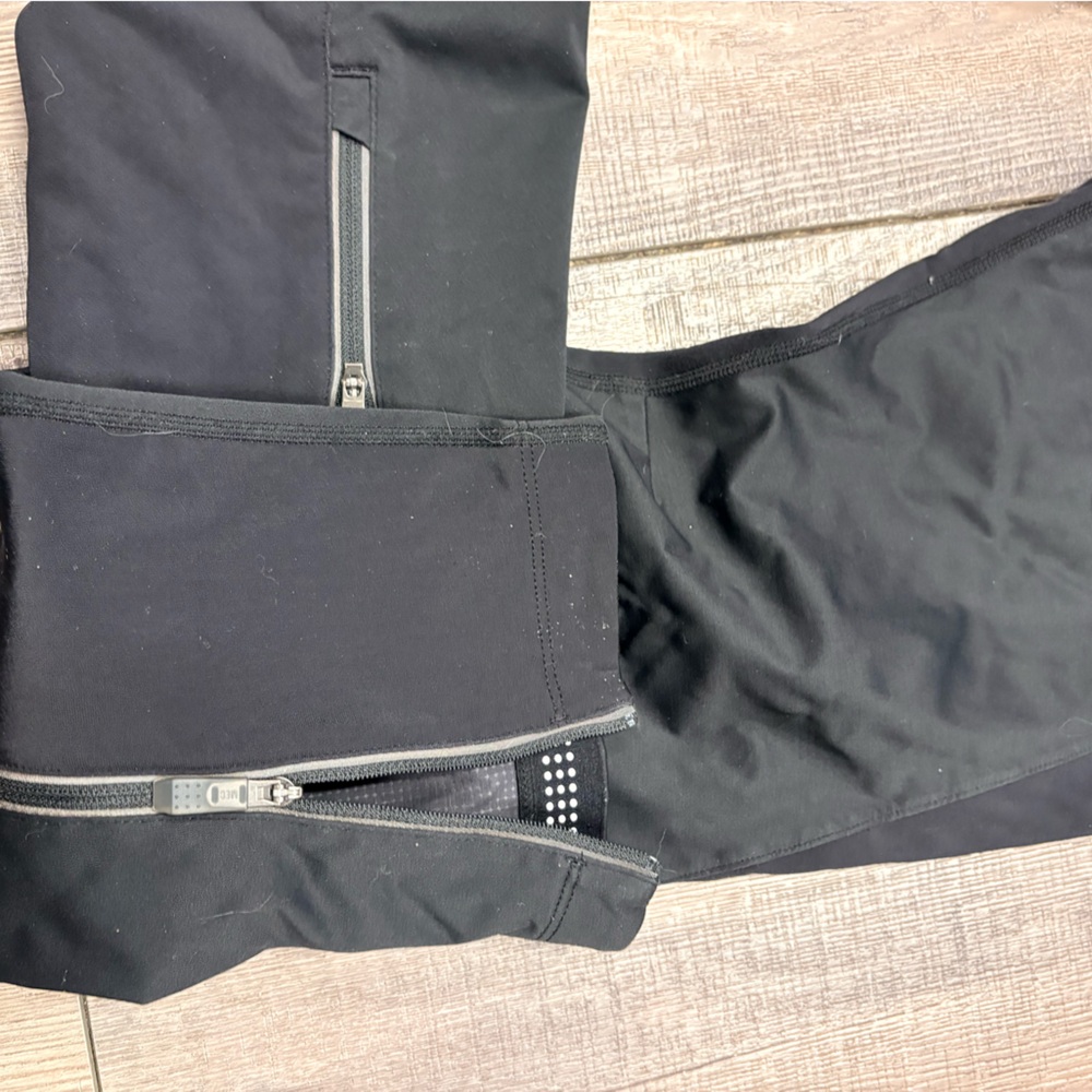 MEC Black Athletic Pants with Orange Tab - Picture 3 of 4
